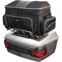 Route 1 Traveler Tour Trunk Rack Bag — 56 cm (22 in) L, 31 cm (12 in) W, 38 cm (14.5 in) H, Black