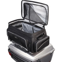 Route 1 Traveler Tour Trunk Rack Bag — 56 cm (22 in) L, 31 cm (12 in) W, 38 cm (14.5 in) H, Black