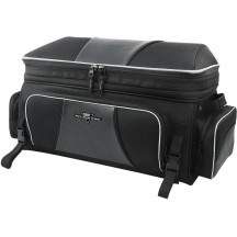 Route 1 Traveler Tour Trunk Rack Bag — 56 cm (22 in) L, 31 cm (12 in) W, 38 cm (14.5 in) H, Black