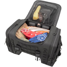 TS3200DE Tactical Seat Tunnel Bag — 25" W x 13.5" H x 11" D, 52.4 L, black, universal fitment