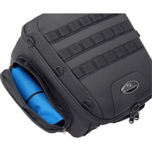 TS1450R Tactical Tunnel Bag — 15" L x 17.5" W x 11" H, 23.8 L (1450 cu in), Black, Rear mount