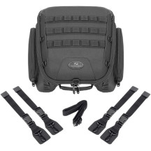 TS1450R Tactical Tunnel Bag — 15" L x 17.5" W x 11" H, 23.8 L (1450 cu in), Black, Rear mount