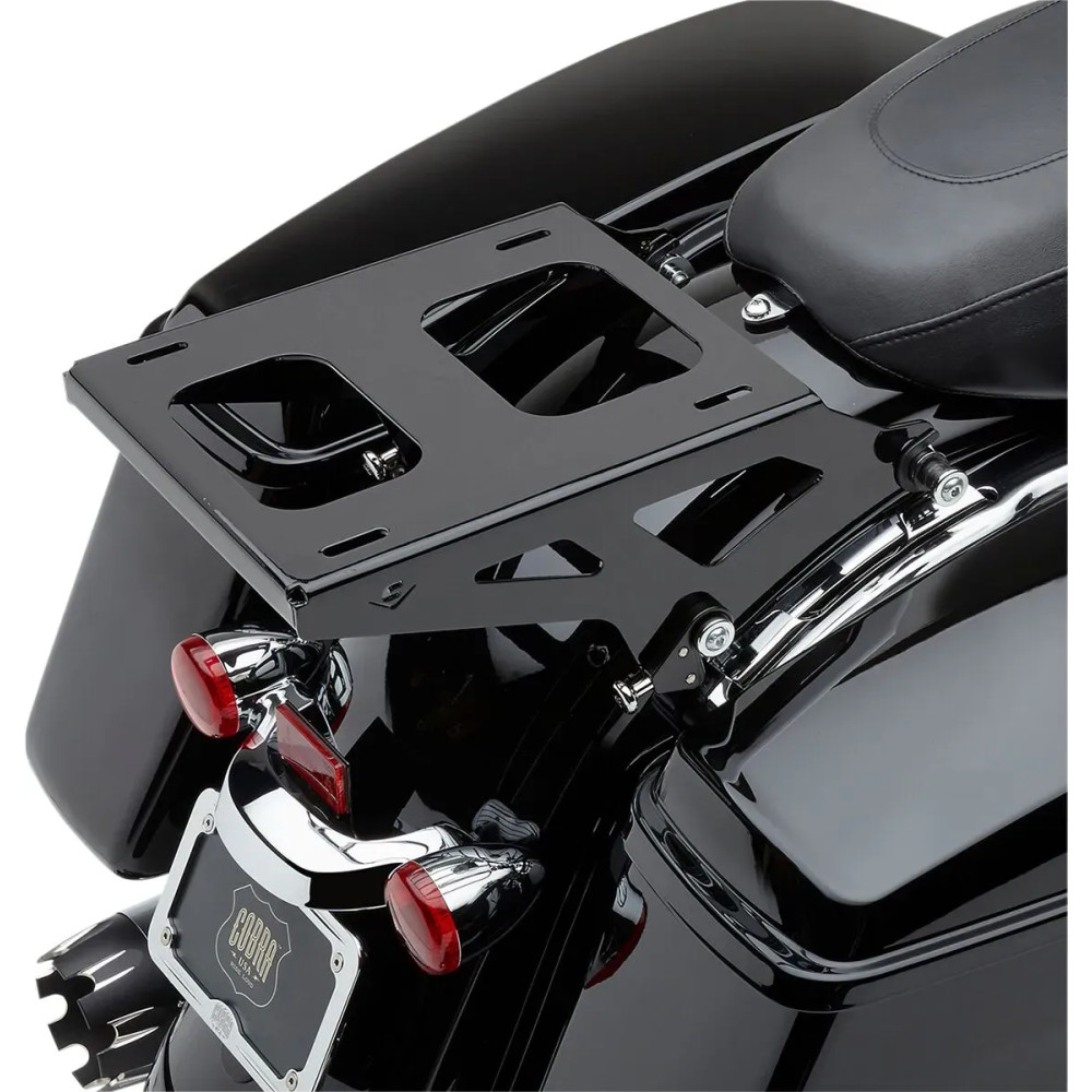2-Up Tour Pak® Mount — Matte Black, Rear mount