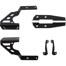 Placa de montaje Kenai para baúl superior — acero, negro