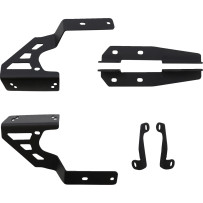 Placa de montaje Kenai para baúl superior — acero, negro