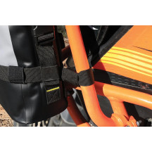 Hurricane RiggPak Crash Bar/Tail Bag — 5 L, 30.5 cm H x 16 cm L x 10 cm W, Black