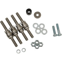 BareBack® Saddlebag Mounting System — Silver