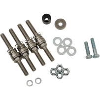 BareBack® Saddlebag Mounting System — Silver