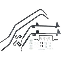 BaggerTail Saddlebag Mount for Softail Models — Fits '93–'21 Softail models, Black