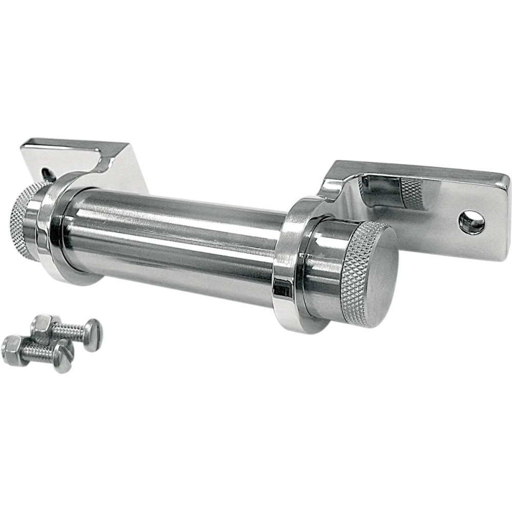 Upright Mini Registration Holder — 4.5" tube, Polished stainless steel
