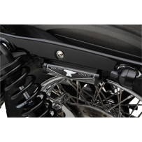 Stash Tube — 4.75" L x 1" ID, fits 5.75" on-center bolt pattern, black or clear