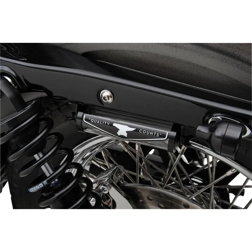 Stash Tube — 4.75" L x 1" ID, fits 5.75" on-center bolt pattern, black or clear