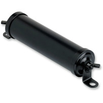 Stash Tube — 4.75" L, 1" ID, fits 5.75" on-center bolt pattern, Black