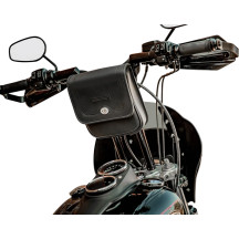Handlebar Bag — 20.5×23×5.1 cm (8×9×2 in), handlebar mount, Black