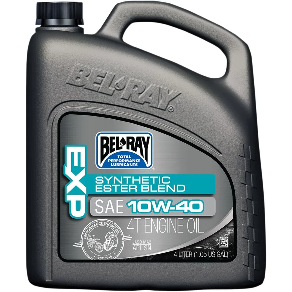 EXP Synthetic Ester Blend 4T Engine Oil — 4 L, 10W-40, JASO MA2