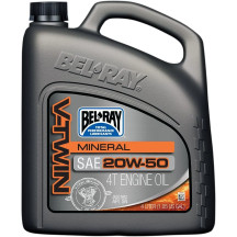 V-Twin Mineral 4-Stroke Engine Oil — 20W-50, 4 L (1.05 US gal.)