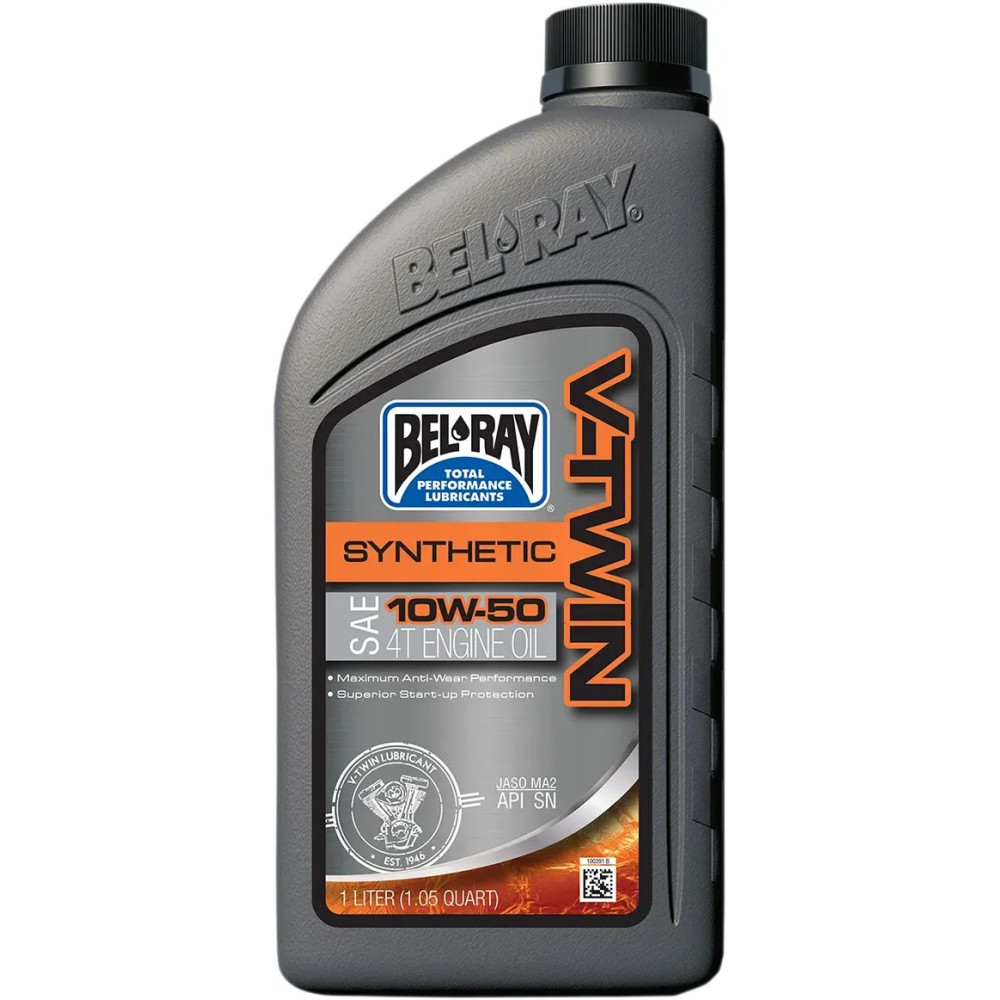 V-Twin Synthetic 4-Stroke Engine Oil — 1 L (1.05 US qt), 10W-50