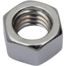 Tuercas hexagonales — paquete de 100, plateado