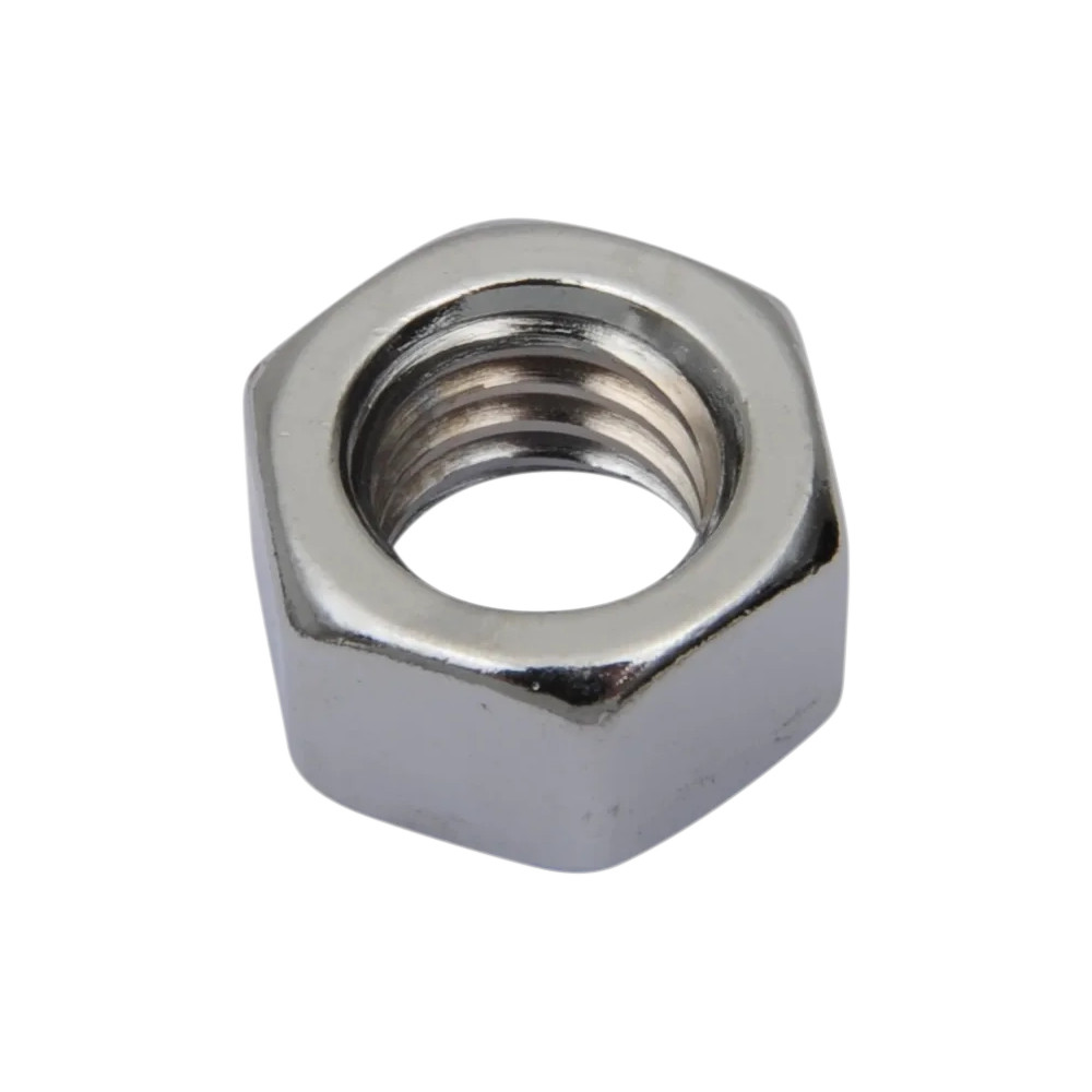 Tuercas hexagonales — paquete de 100, plateado