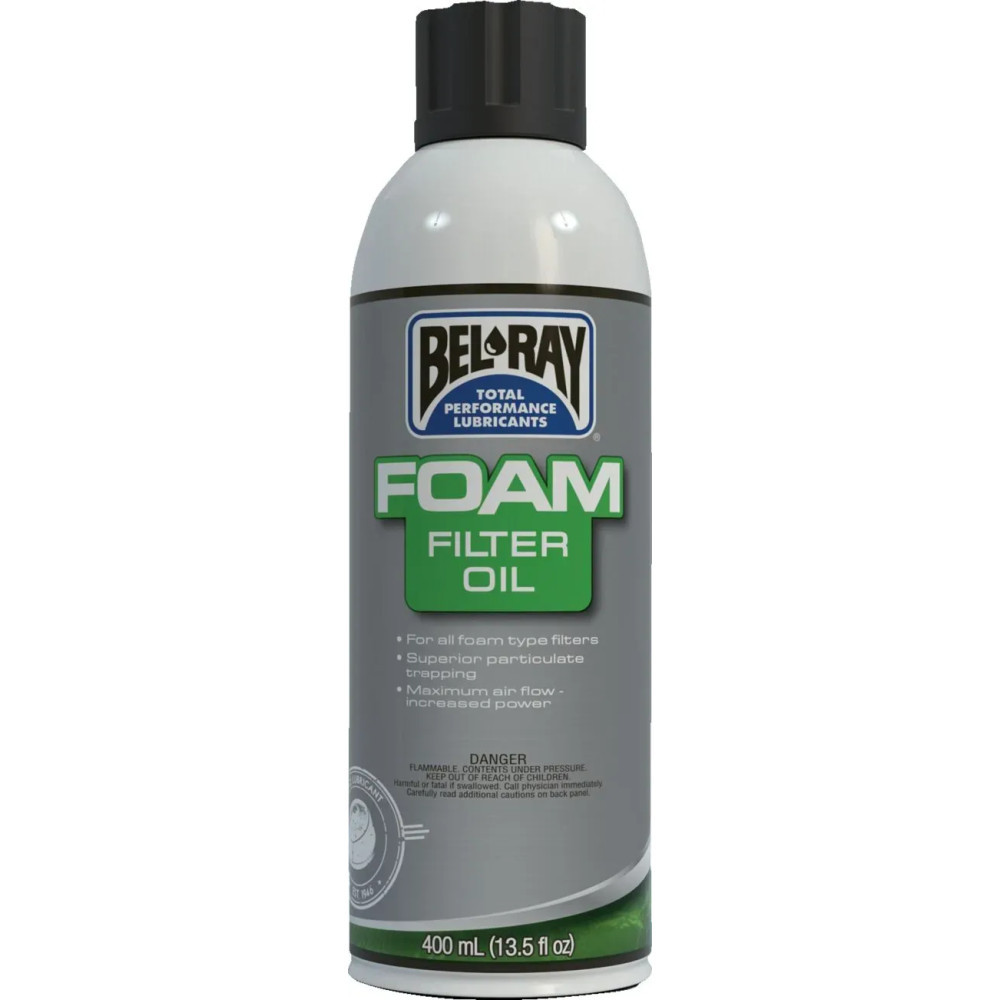 Aceite para filtro de espuma — 400 ml (13.5 US fl oz.), spray aerosol, totalmente sintético