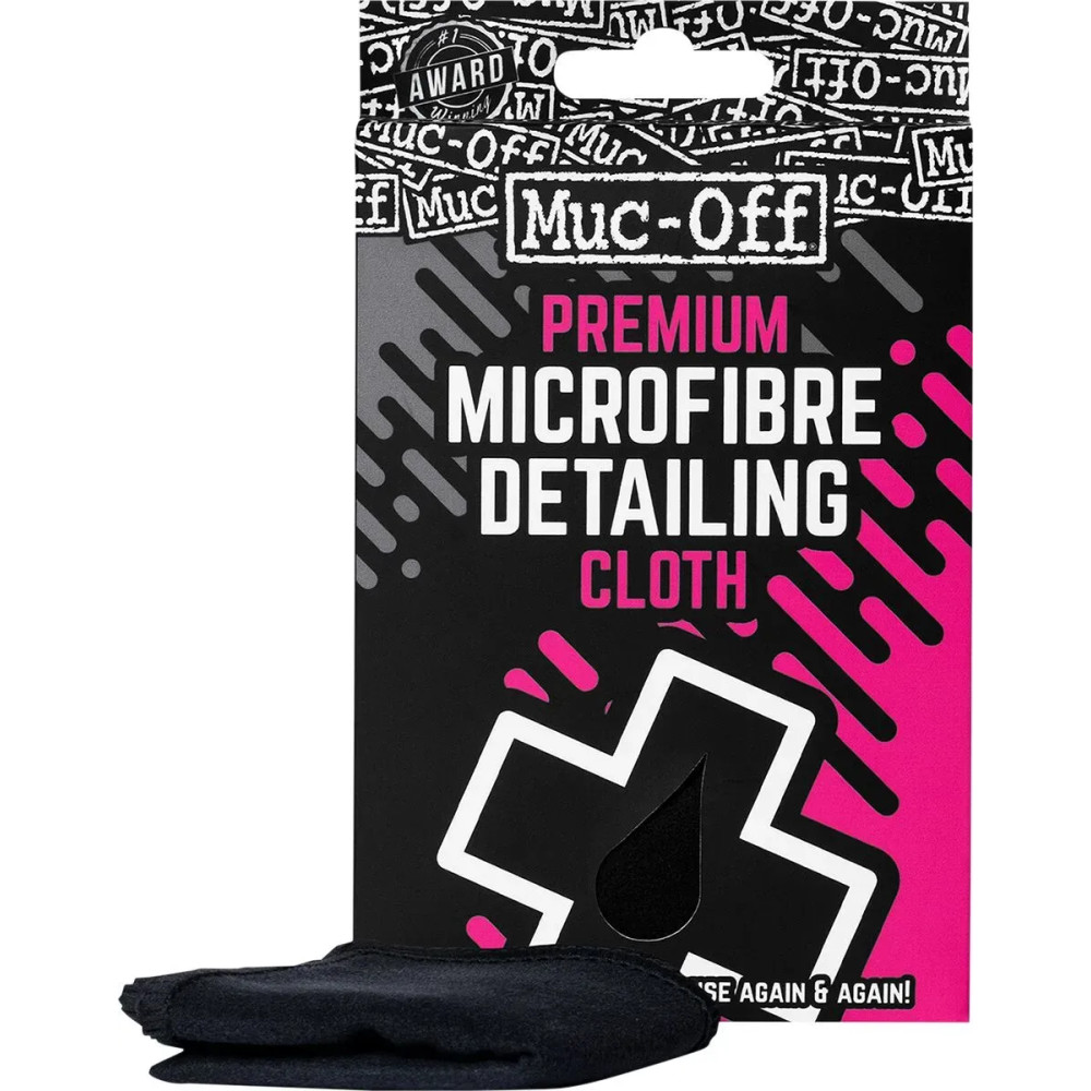Microfiber Detailing Cloth — Black