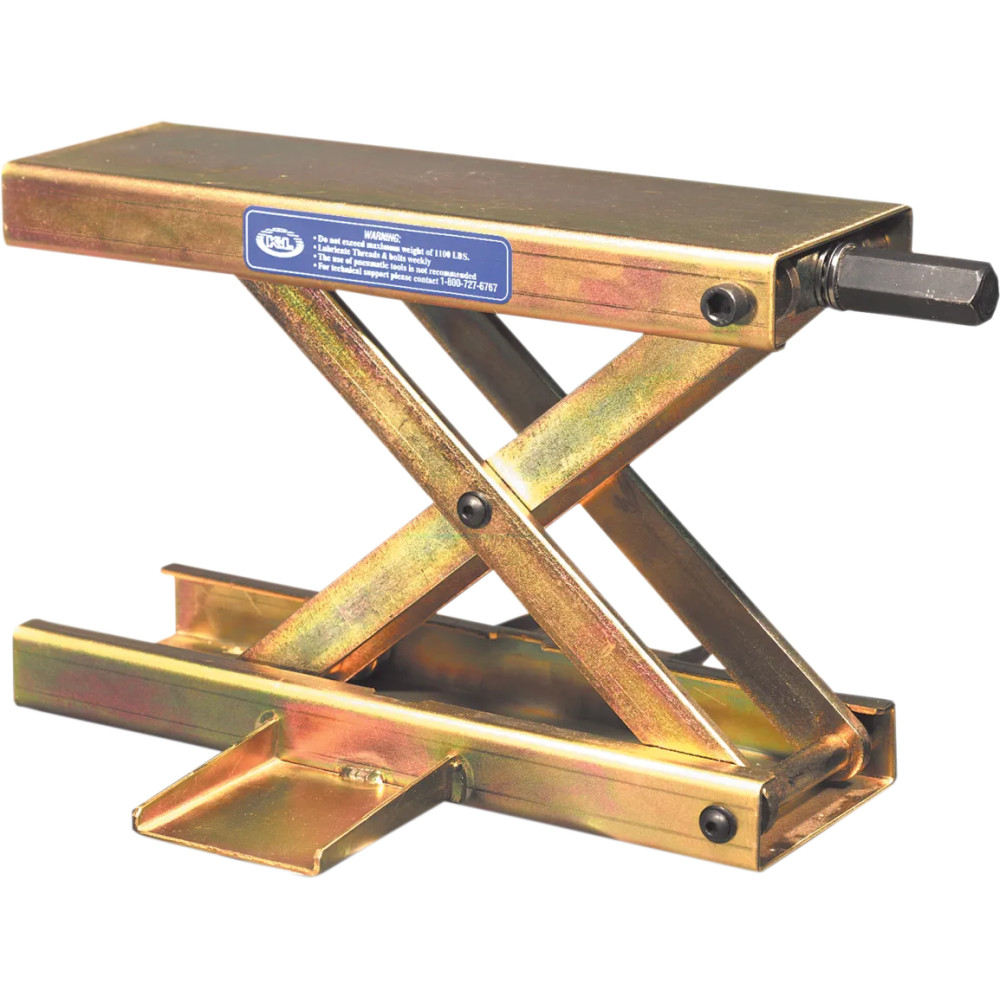 Center Stand — 498 kg (1100 lb), 33.02 cm (13"), Gold, Zinc