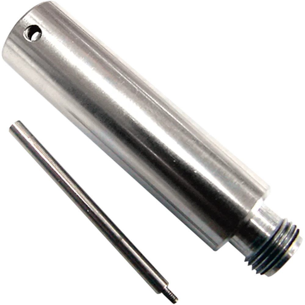 Adapter for Air-Cooled Engine — 19 mm OD, 55 mm length, 2-stroke, Silver