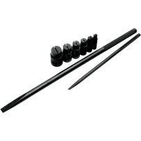 Wheel Bearing Remover Set — 8-piece, 10–25 mm, metric, black