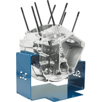 Engine Stand — For Evo Big Twin, Blue, Powder-coated