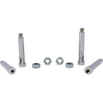 Front Disc Brake Caliper Mount Bolt Set — Chrome