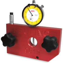 Twin Cam/Evo Crankshaft Runout Measuring Tool — Twin Cam, EVO, Red