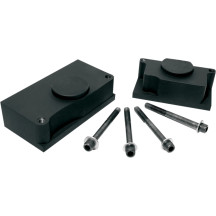 Twin Cam "B" Motor Case Support Blocks — Left side, Engine case, Black