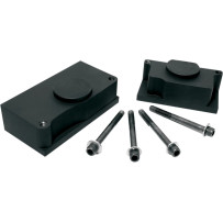 Twin Cam "B" Motor Case Support Blocks — Left side, Engine case, Black