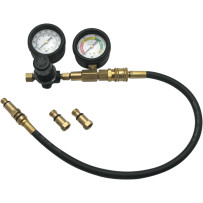 Dual Gauge Leakdown Tester — JIMS, Cylinder, 4-Stroke, Black