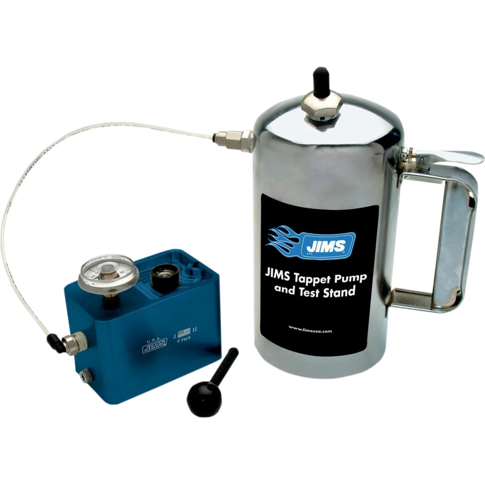 Tappet Pump and Test Stand — For '99-'20 Big Twins, Blue