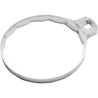 Slim Oil Filter Wrench — 14-flute, Silver