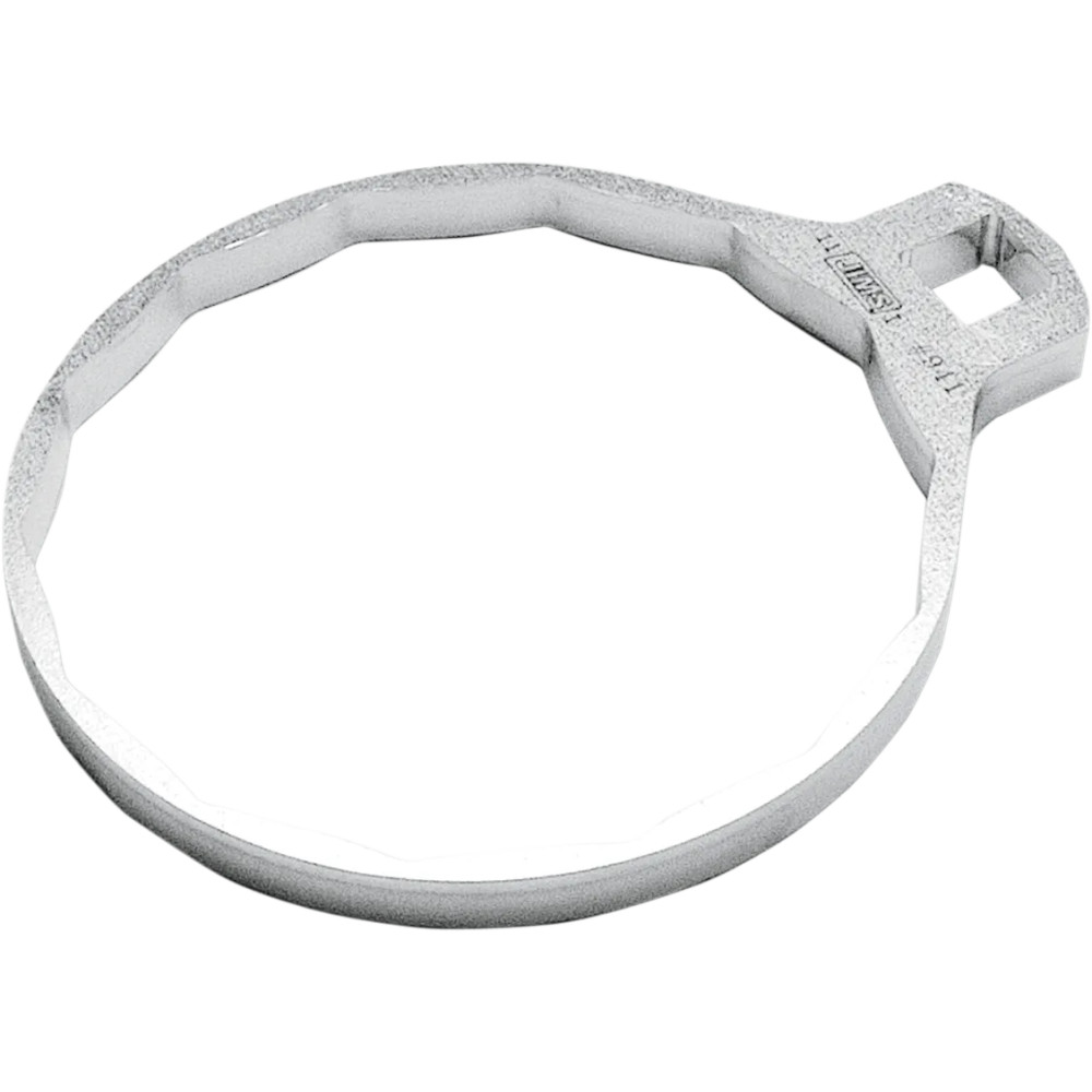 Slim Oil Filter Wrench — 14-flute, Silver