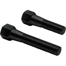 Rocker Box Alignment Screws — Rocker Box Cover, Black, Pair