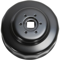 Oil Filter Wrench — 80 mm (3-1/8"), 15 Flute, Black