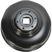 Llave para filtro de aceite — 76 mm (3"), accionamiento 3/8 pulg., Negro