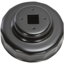 Llave de filtro de aceite — 72 mm, Negro
