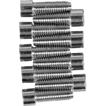 Kicker Cover Bolt Set — Chrome, Silver