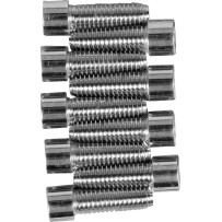 Kicker Cover Bolt Set — Chrome, Silver