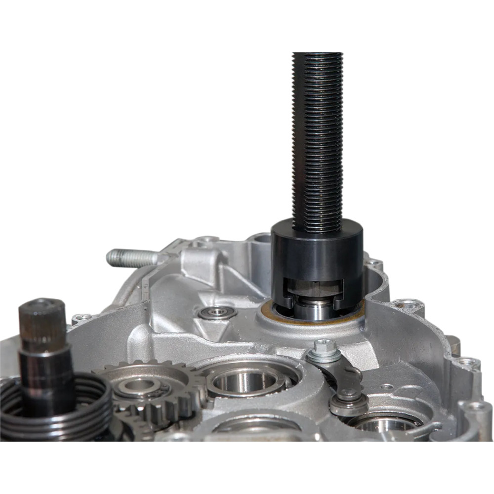 Crankshaft Puller — 25 mm & 40 mm adapters, M10x1.25/M12x1.25, Blue anodized