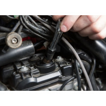 Pro Spark Plug Socket — 21.55 mm (0.848"), 3/8" square drive / 17 mm wrench