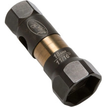 Pro Spark Plug Socket — 17 mm, 3/8" drive, Black oxide