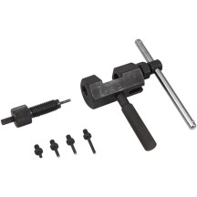 Cam Chain Breaker & Riveting Tool Kit — fits 2x3, 3x4, 4x5 cam chains, Black