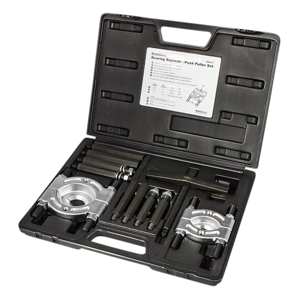 Mechanical Bearing Separator — 2" and 3" splitters, 30–75 mm capacity, reach up to 220 mm