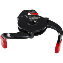 Universal 3-Leg Oil Filter Wrench — 63–95 mm, Black