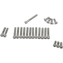 Cam/Primary/Inspection/Derby Cover Bolt Set — Chrome, Set